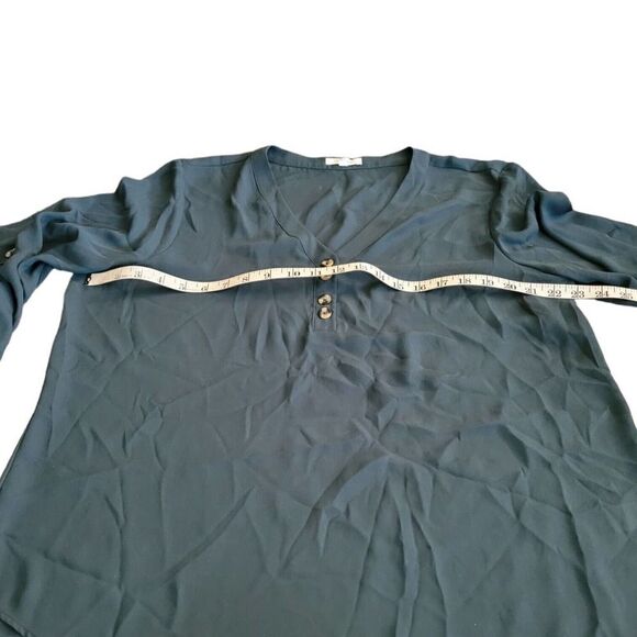 Maurices Womens XL Polyester Green Blouse Workready Casual Dressy Shirt Top - Picture 3 of 4